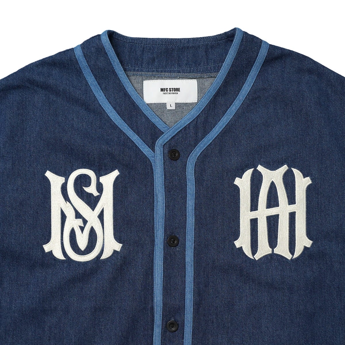 ayumi hamasaki x MFC STORE DENIM BASEBALL JERSEY | MFC STORE