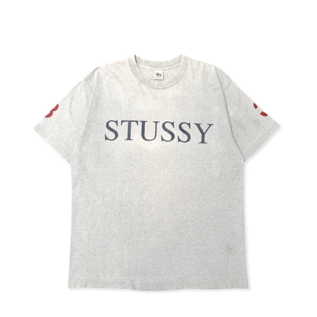 Stussy 90s White-Tag Mincho-Logo N.3 TEE GRAY / STS2011 | MFC