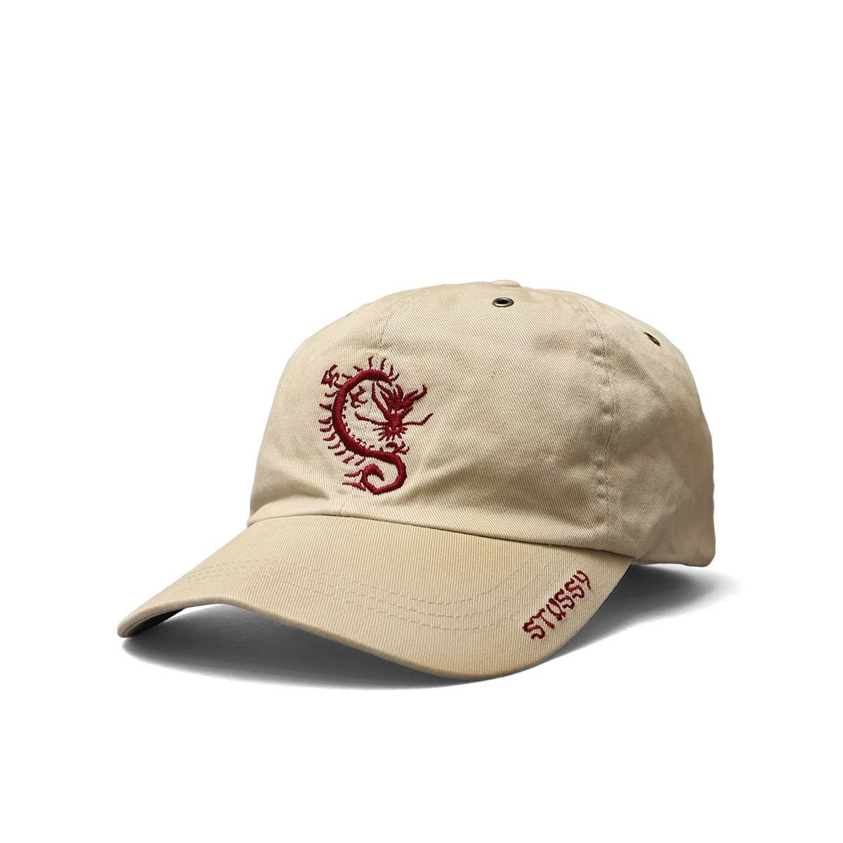 帽子 90s Old Stussy dragon cap Stussy 90s Navy-Tag Embroidery Dragon CAP Beige / STS2018 | MFC