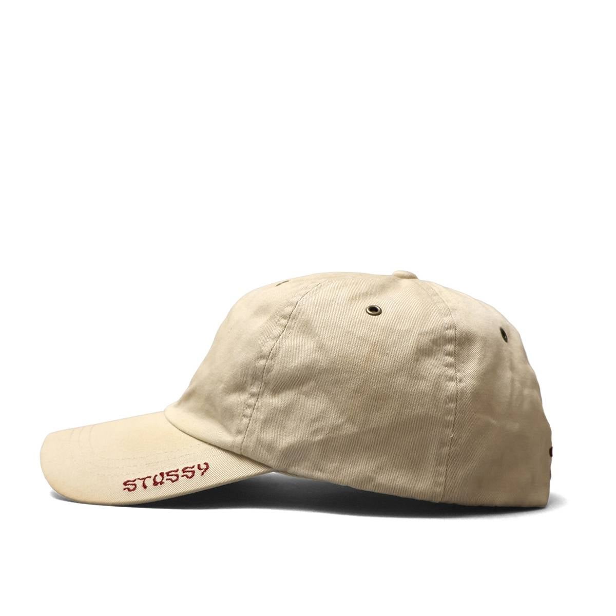 Stussy 90s Navy-Tag Embroidery Dragon CAP Beige / STS2018 | MFC