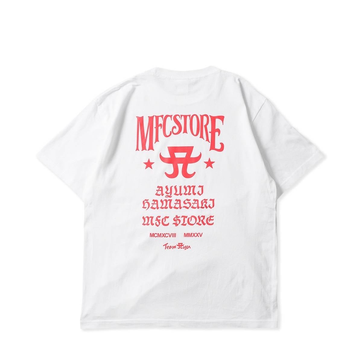 浜崎あゆみ グッズ 北京限定 MFC STORE Tシャツ ホワイト L ayumi hamasaki × MFC STORE MS LOGO TEE | MFC STORE OFFICIAL