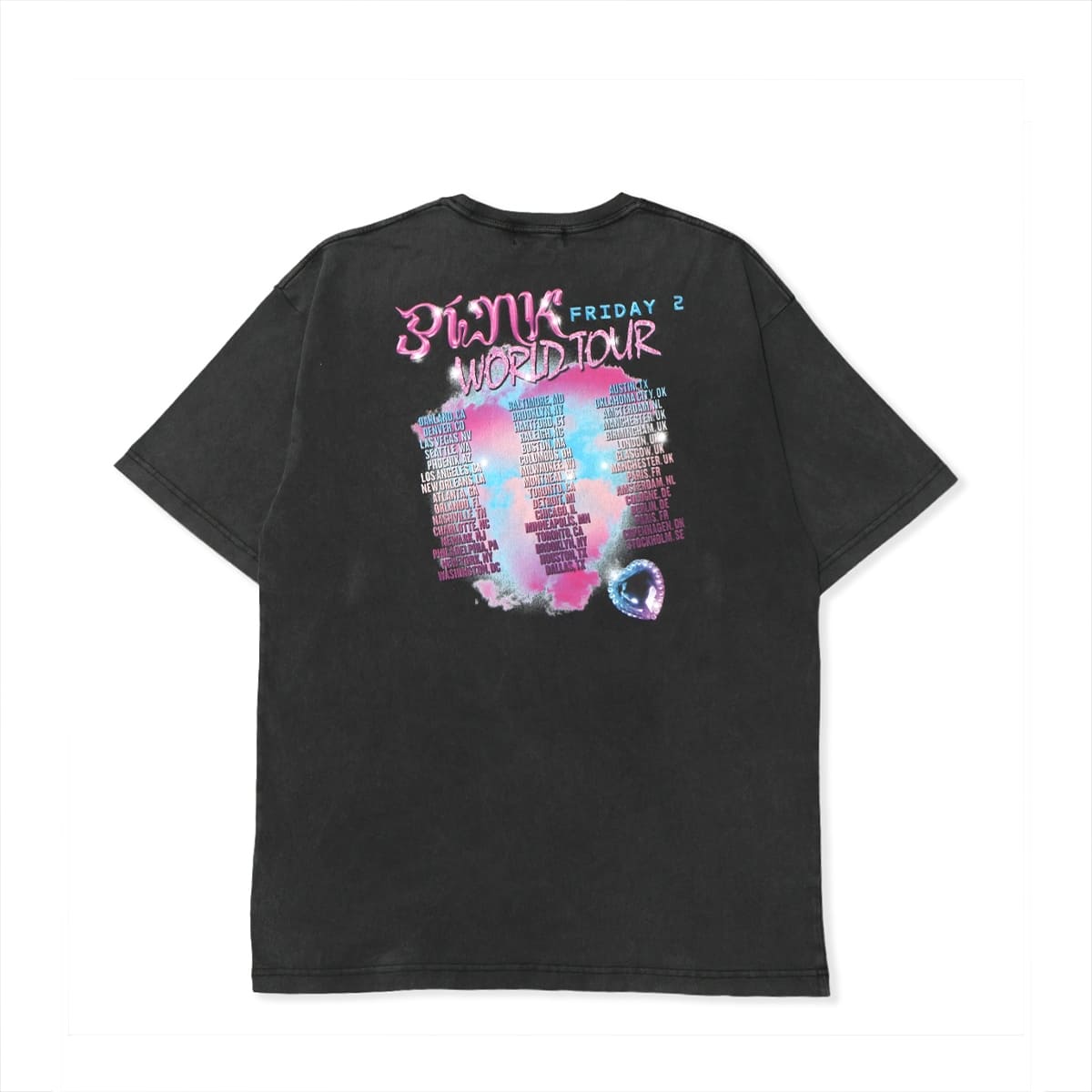 U/MUSIC NICKI MINAJ PINK FRIDAY2 WORLD TOUR S/S TEE / UM-MK8-0000