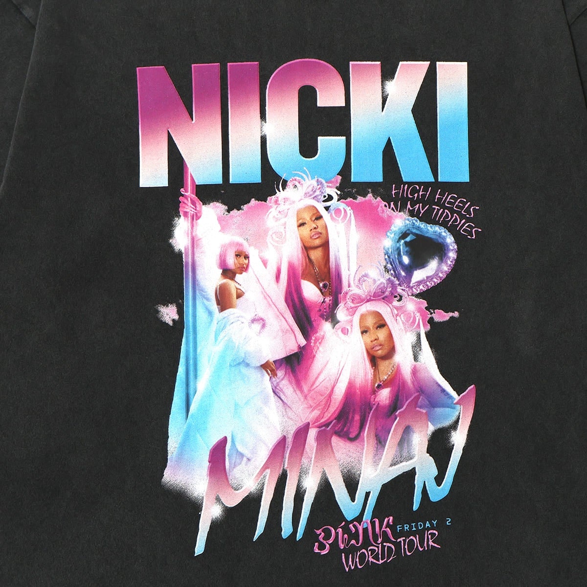 邦楽 M's shop U/MUSIC NICKI MINAJ PINK FRIDAY2 WORLD TOUR S/S TEE / UM-MK8-0000