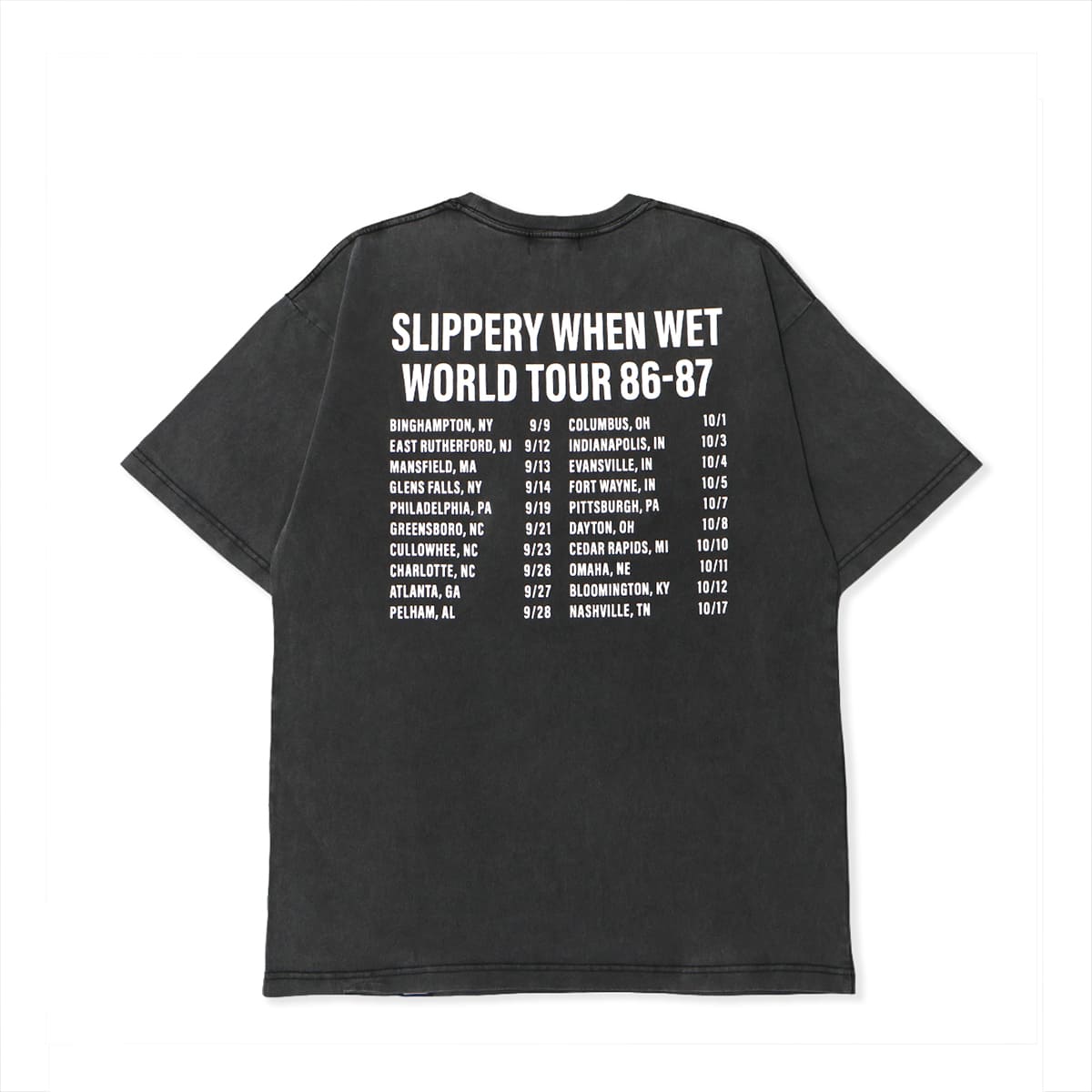 U/MUSIC BON JOVI SLIPPERY WHEN WET WORLD TOUR 86-87 S/S TEE / UM