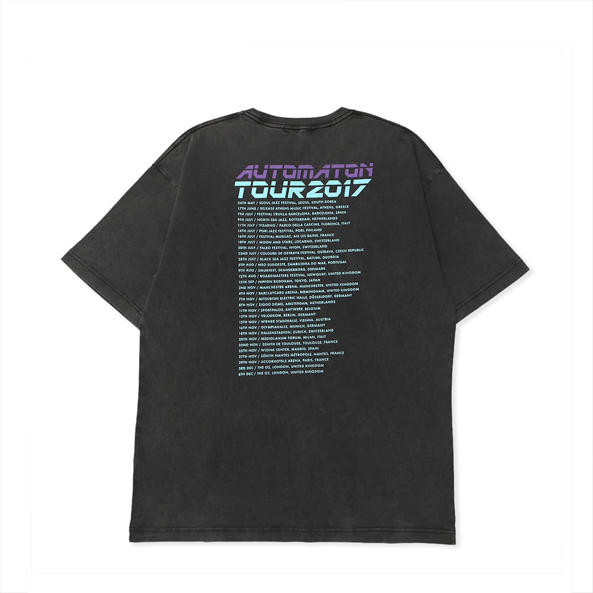 Jamiroquai Automaton Tour 2017 Tシャツ U/MUSIC JAMIROQUAI AUTOMATON 2017 S/S TEE / UM-MK8-0000-020 【26SS