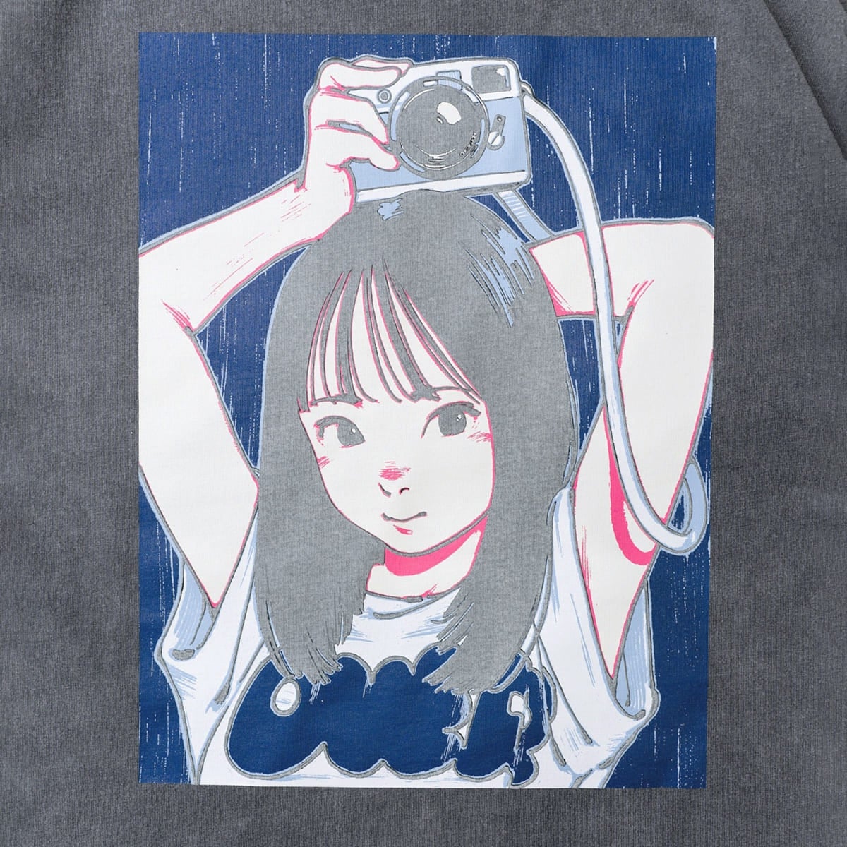 お問い合わせ商品】over print POP ART PIGMENT TEE ver:14 GLOW IN