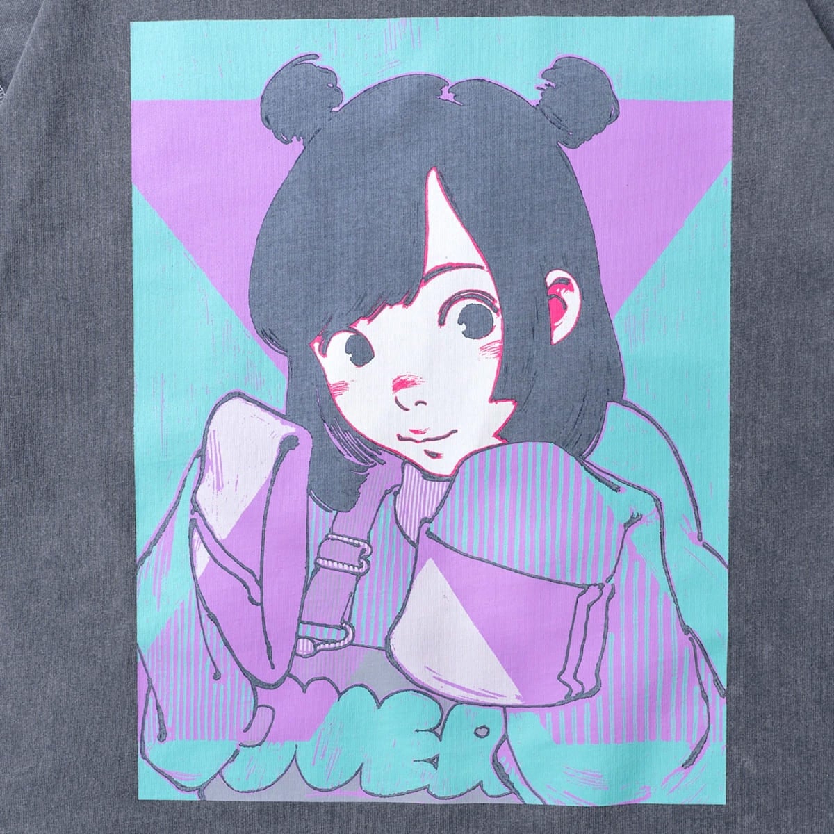 お問い合わせ商品】over print POP ART PIGMENT TEE ver:15 GLOW IN