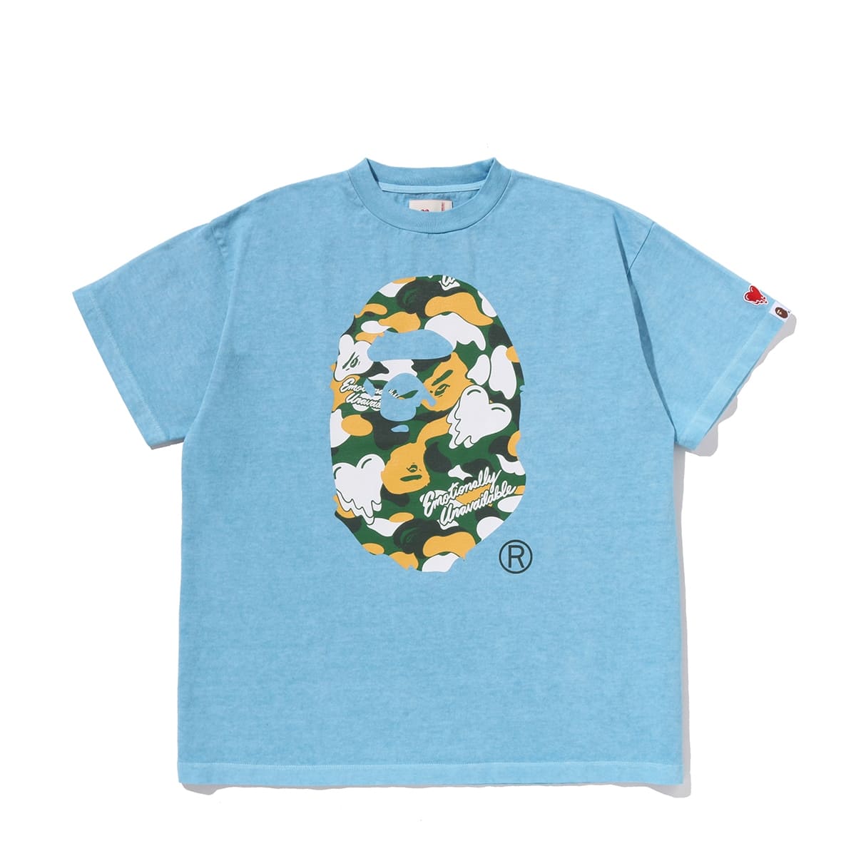 EMOTIONALLY UNAVAILABLE × A BATHING APE EU APE SS TEE 【26SS