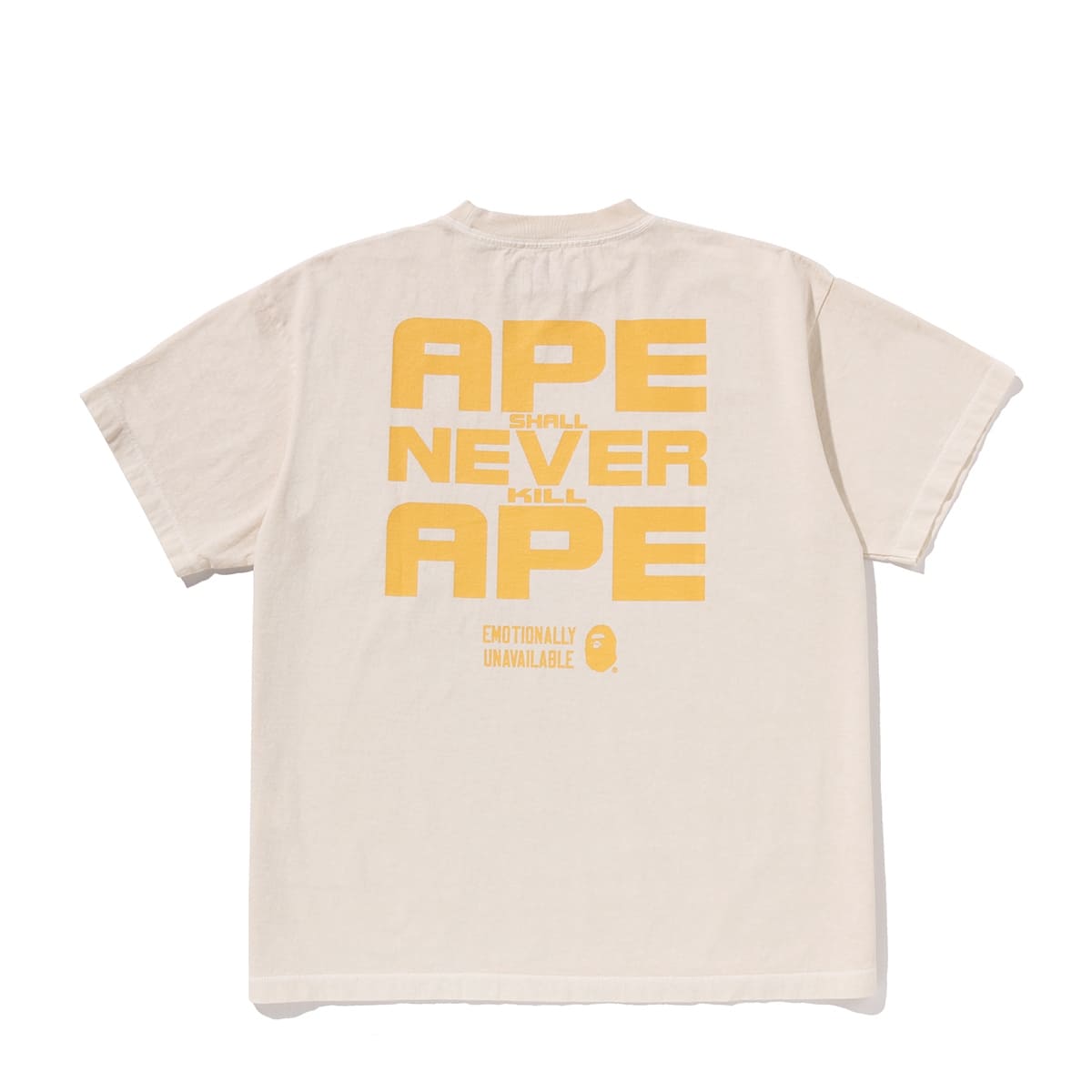 EMOTIONALLY UNAVAILABLE × A BATHING APE EU APE SS TEE 【26SS