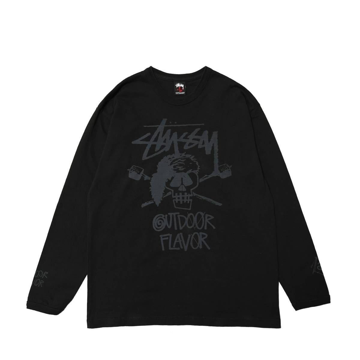 Stussy Black&Red-Tag Outdoor Flavor L/S SHIRTS BLACK | MFC STORE