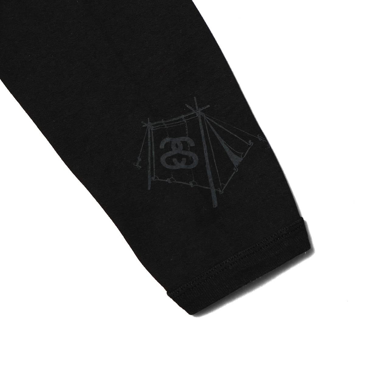 Stussy Black&Red-Tag Outdoor Flavor L/S SHIRTS BLACK | MFC STORE