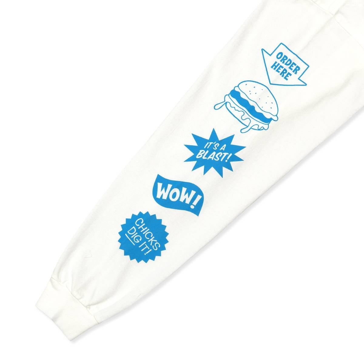 EMOTIONALLY UNAVAILABLE×The Simpsons EU SP STICKER LS TEE 【26SS