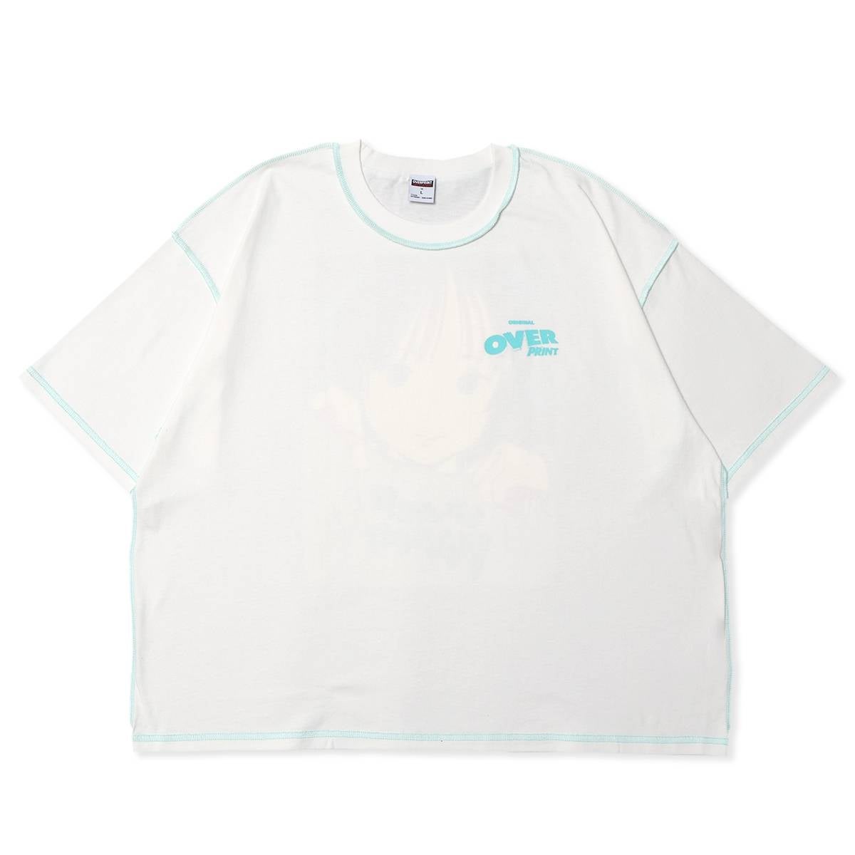 m3191 OFF COURSE OVER TEE Tシャツ シール付き お問い合わせ商品】over print POP ART TEE Ver:21 GLOW IN THE DARK
