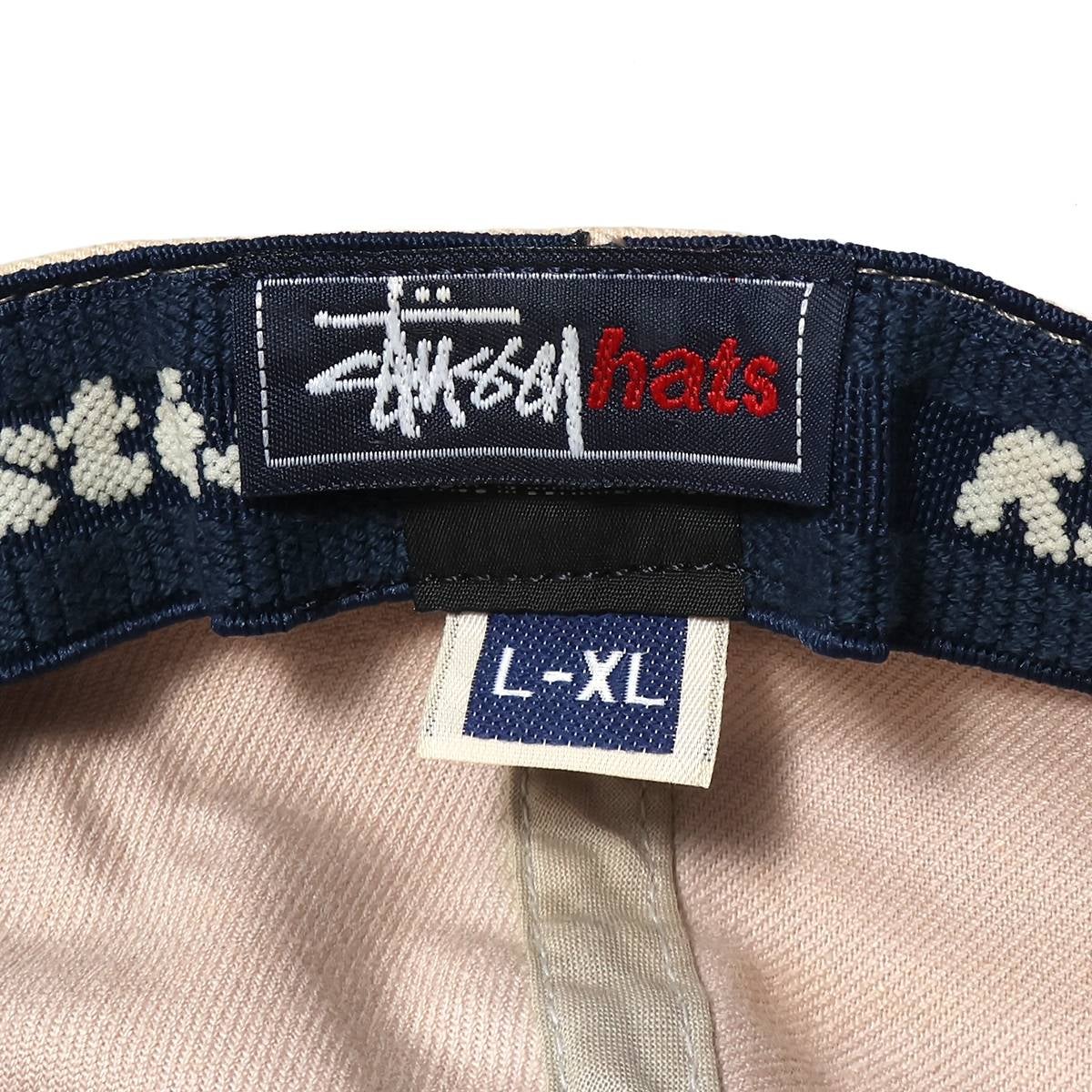 Stussy 90s Navy-Tag SS-Logo CAP BEIGE / STS2251 | MFC STORE