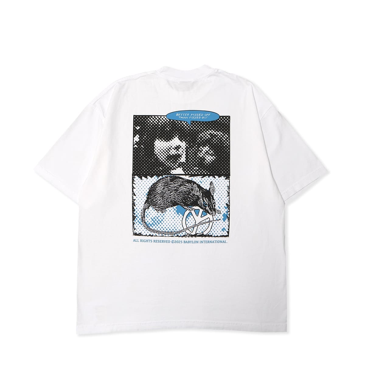 BABYLON BB PISSED OFF TEE / PURE WHITE | MFC STORE OFFICIAL