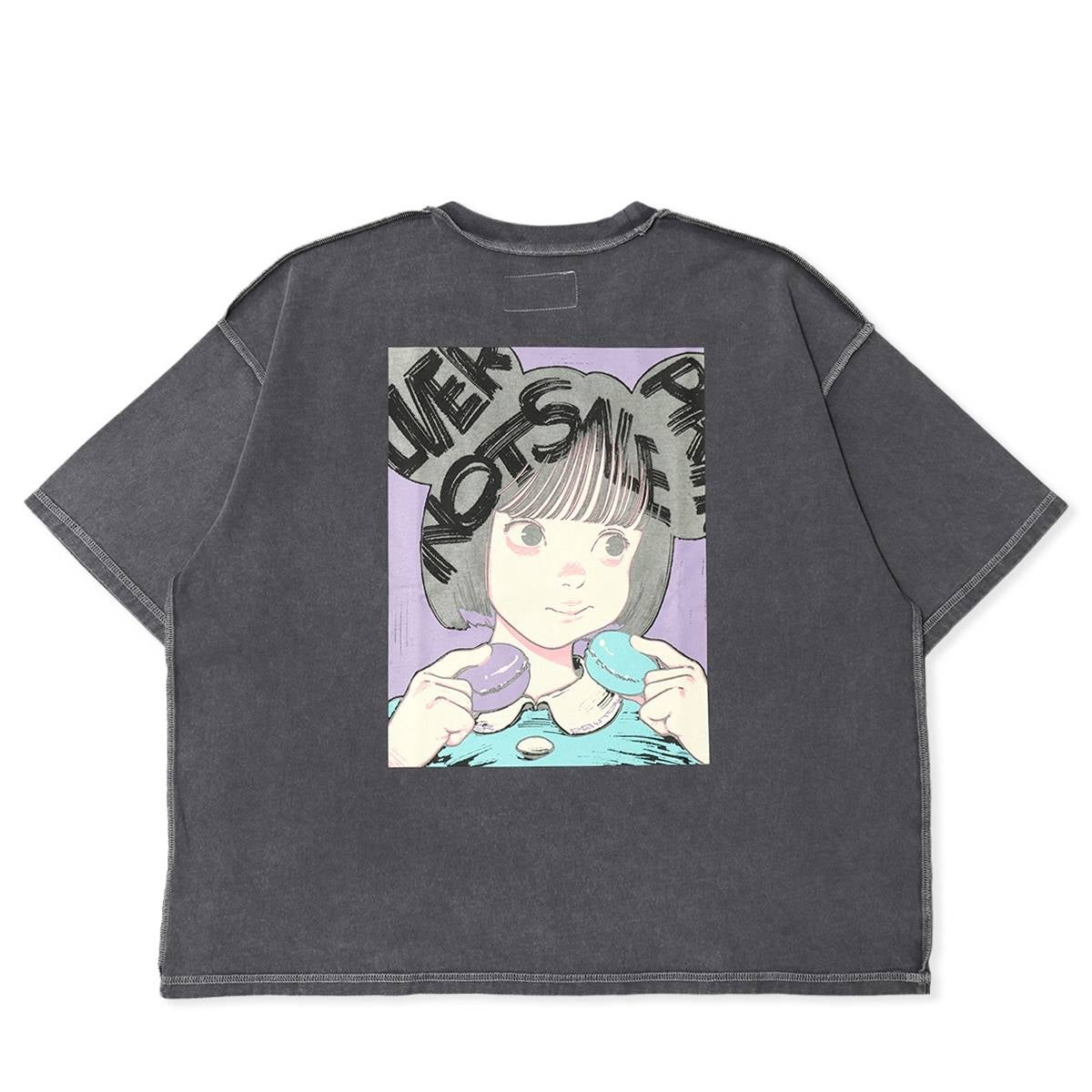 お問い合わせ商品】 over print POP ART PIGMENT TEE ver:22 GLOW IN
