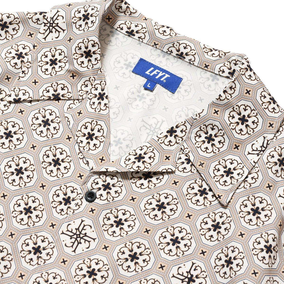 LFYT ARABESQUE PATTERN OPEN COLLAR SHIRT 【26SS】 | MFC STORE