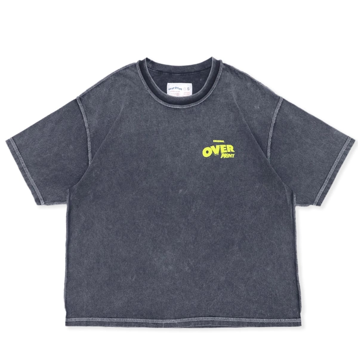お問い合わせ商品】over print POP ART pigment Tee Ver:23 GLOW IN