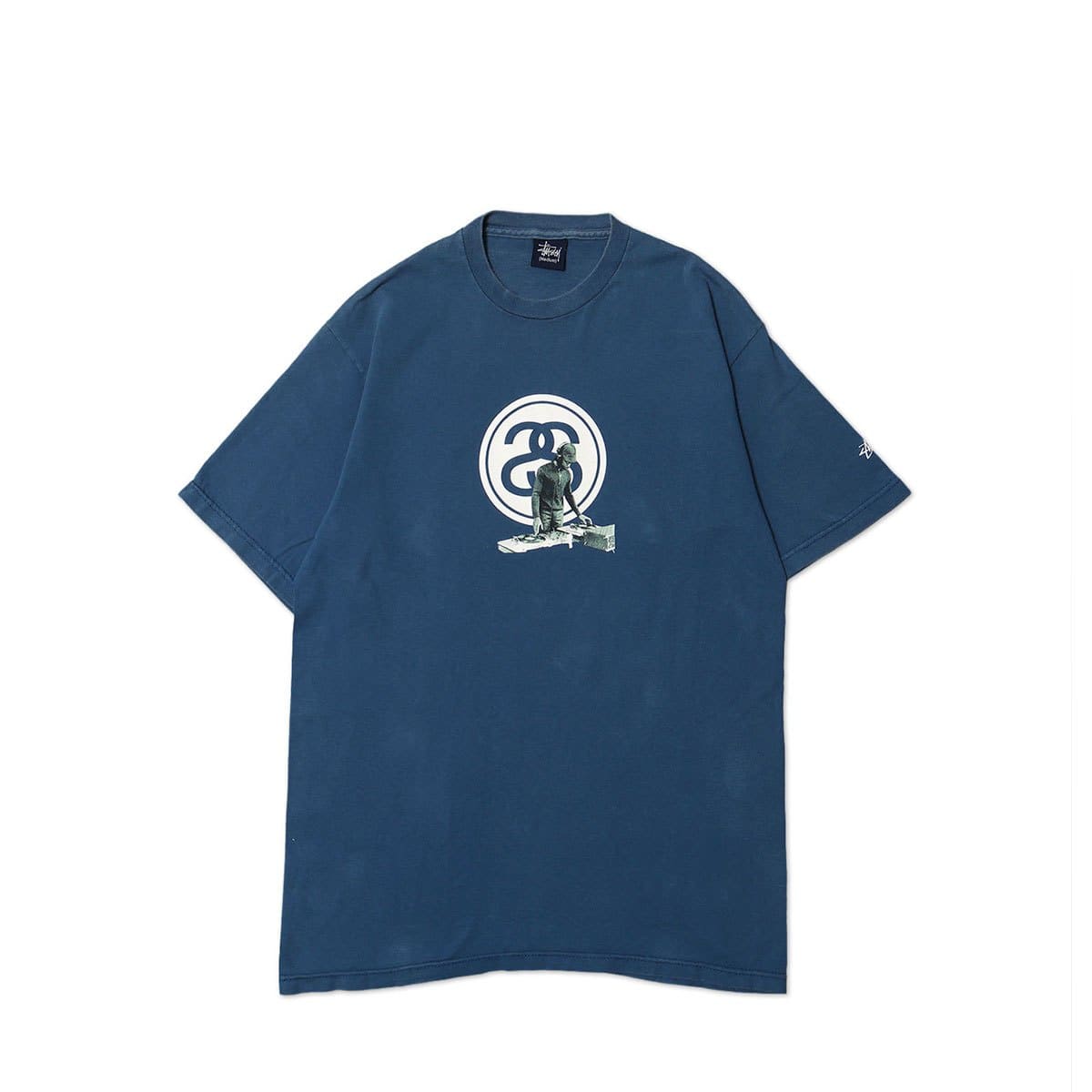 Stussy Navy-Tag DJ Photo SS-Link TEE BLUE / STS2305 | MFC STORE
