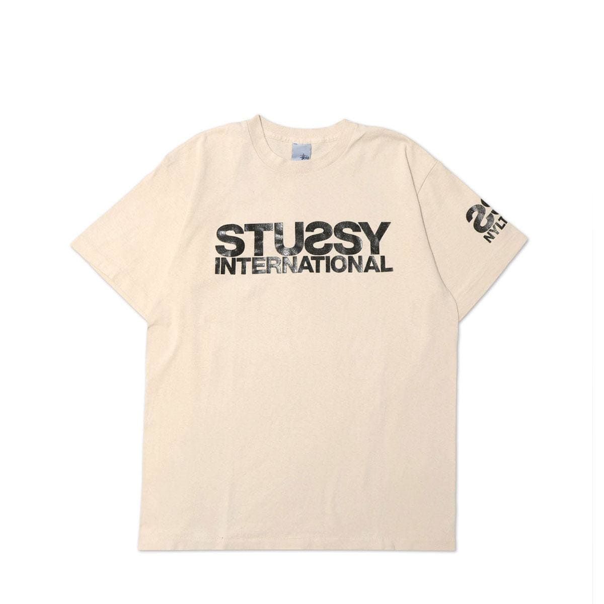 Stussy Silver-Tag Made in USA STUSSY INTERNATIONAL TEE BEIGE