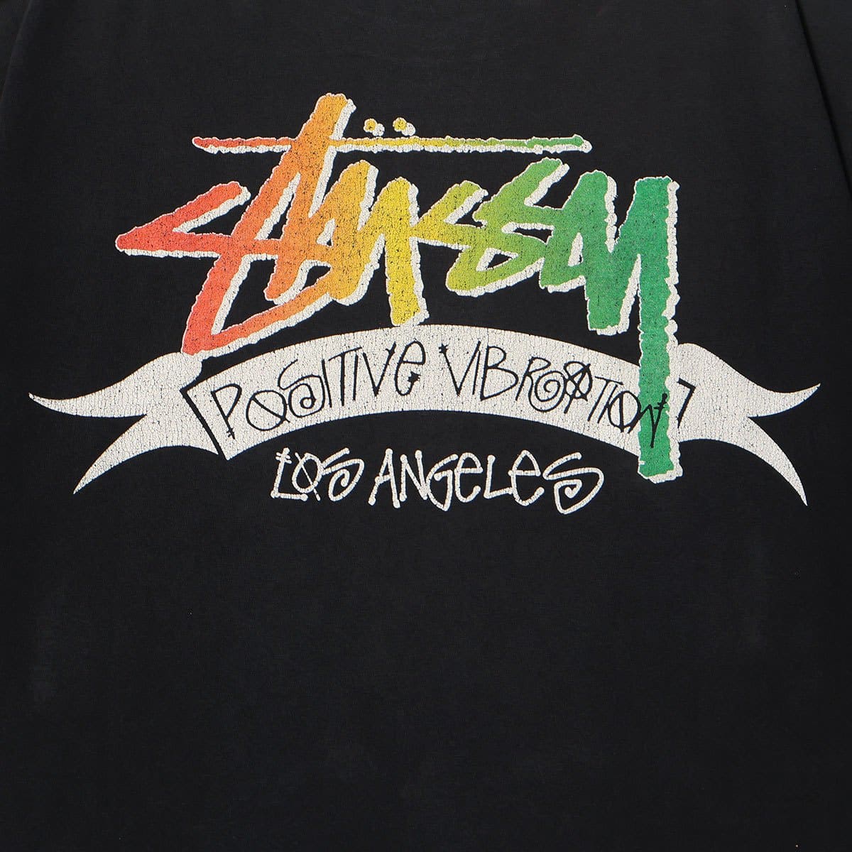 Stussy 00s Shawn-Font Shadowman TEE BLACK / STS2317 | MFC STORE