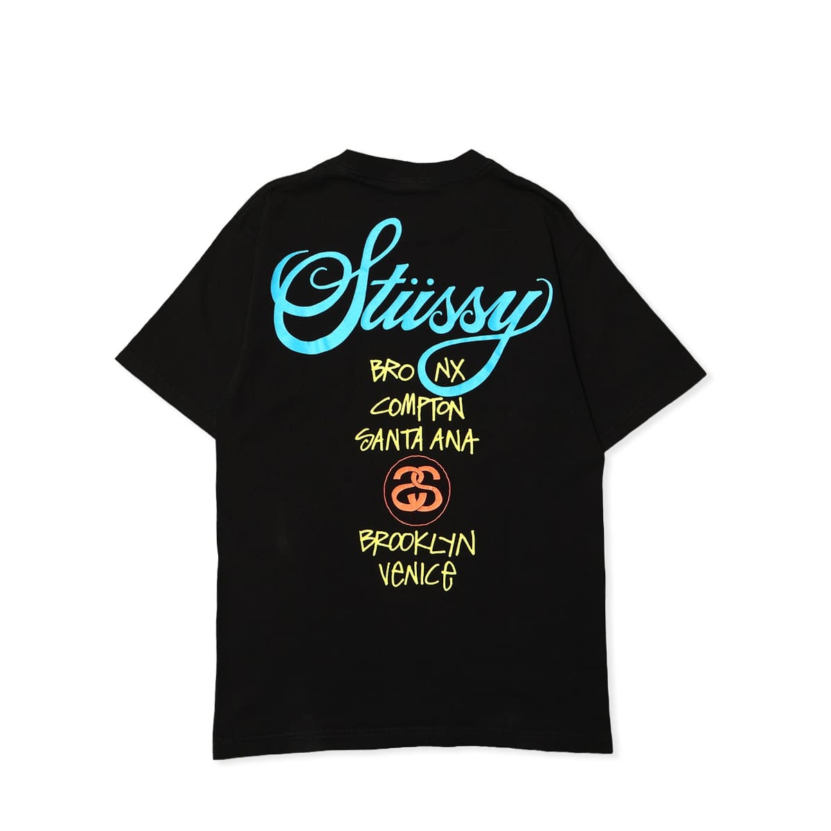 Stussy Black＆Red-Tag World Tour Local Color TEE BLACK / STS2329