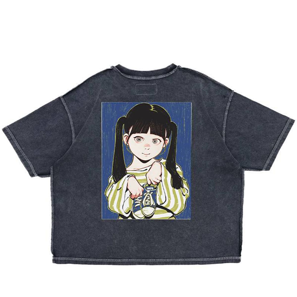 お問い合わせ商品】over print POP ART pigment Tee Ver:25 GLOW IN