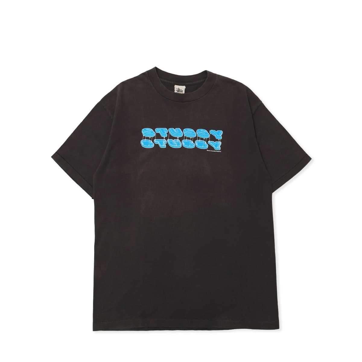 Stussy 90s White-Tag Made in USA Three-Dimensional TEE BROWN
