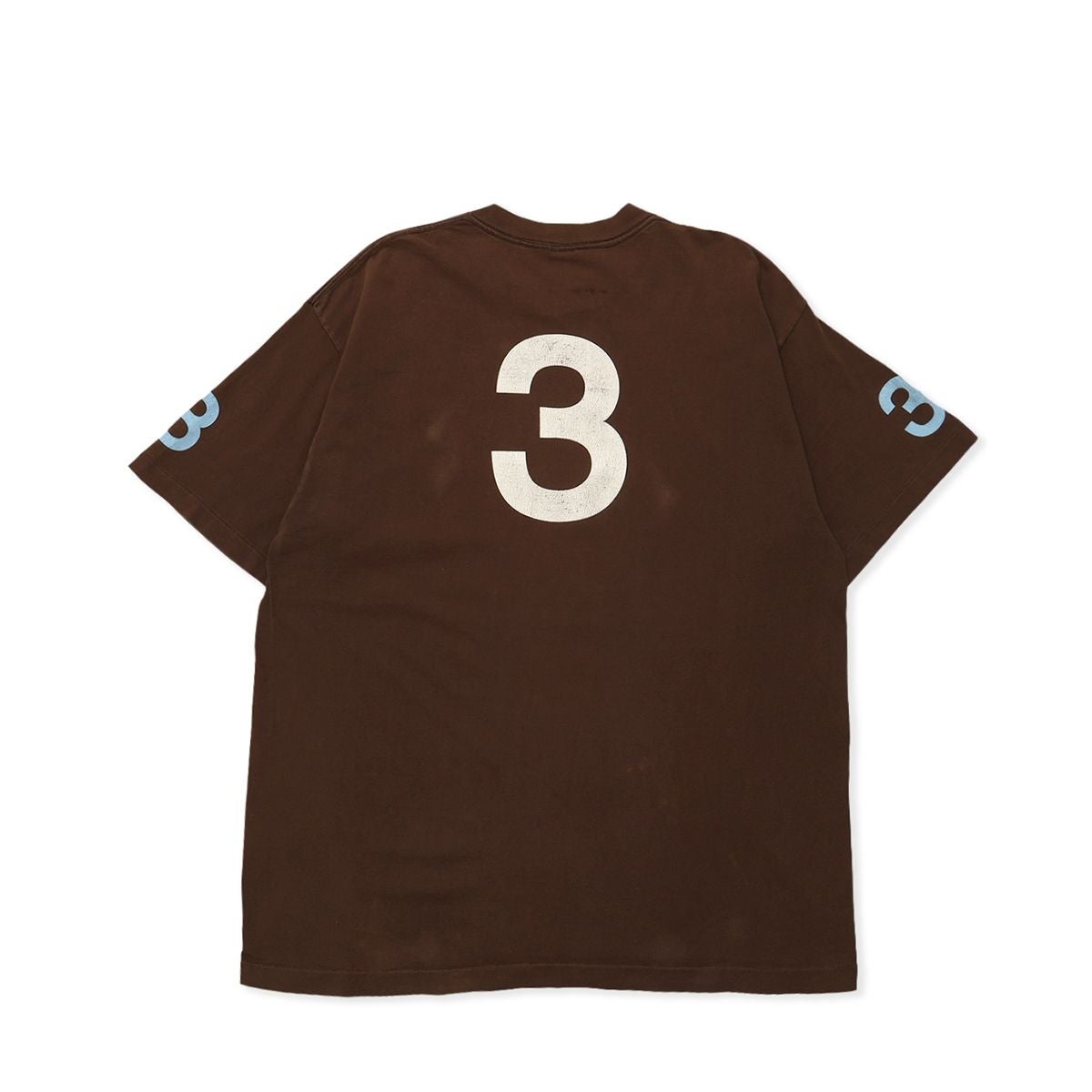 Stussy 90s White-Tag Made in USA Mincho-Font TEE BROWN / STS2127