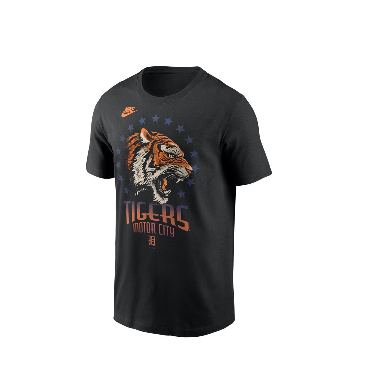 NIKE MLB TIGERS ILLUSTRATIVE TIGER GRAPHIC COTTON TEE / DETROIT