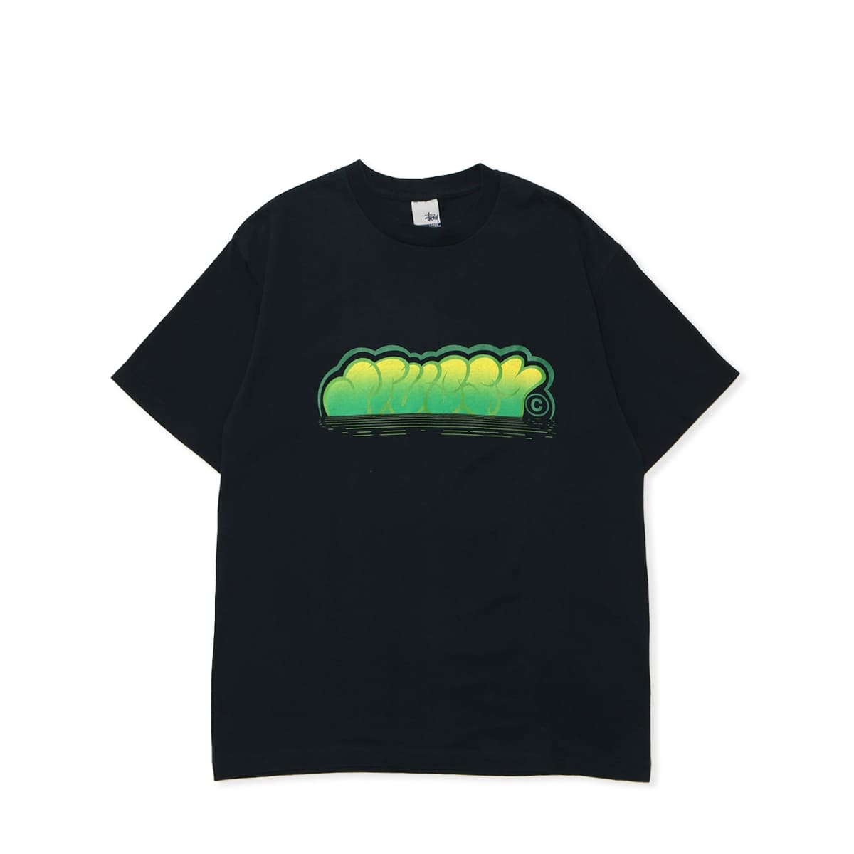 Stussy Silver-Tag Made in USA KAWS Collaboration TEE BLACK