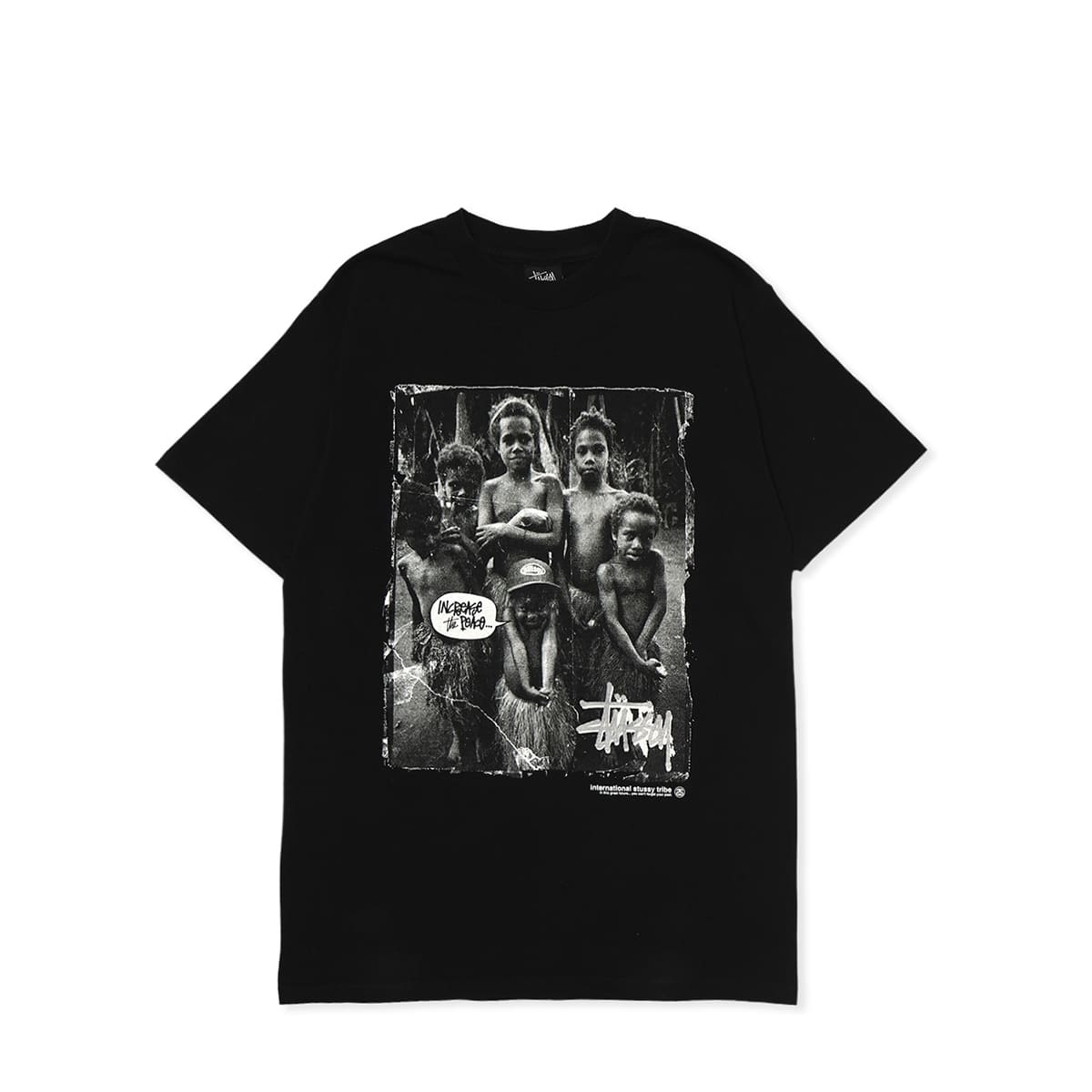 Stussy 00s Photographic Increase The Peace… TEE BLACK / STS2451