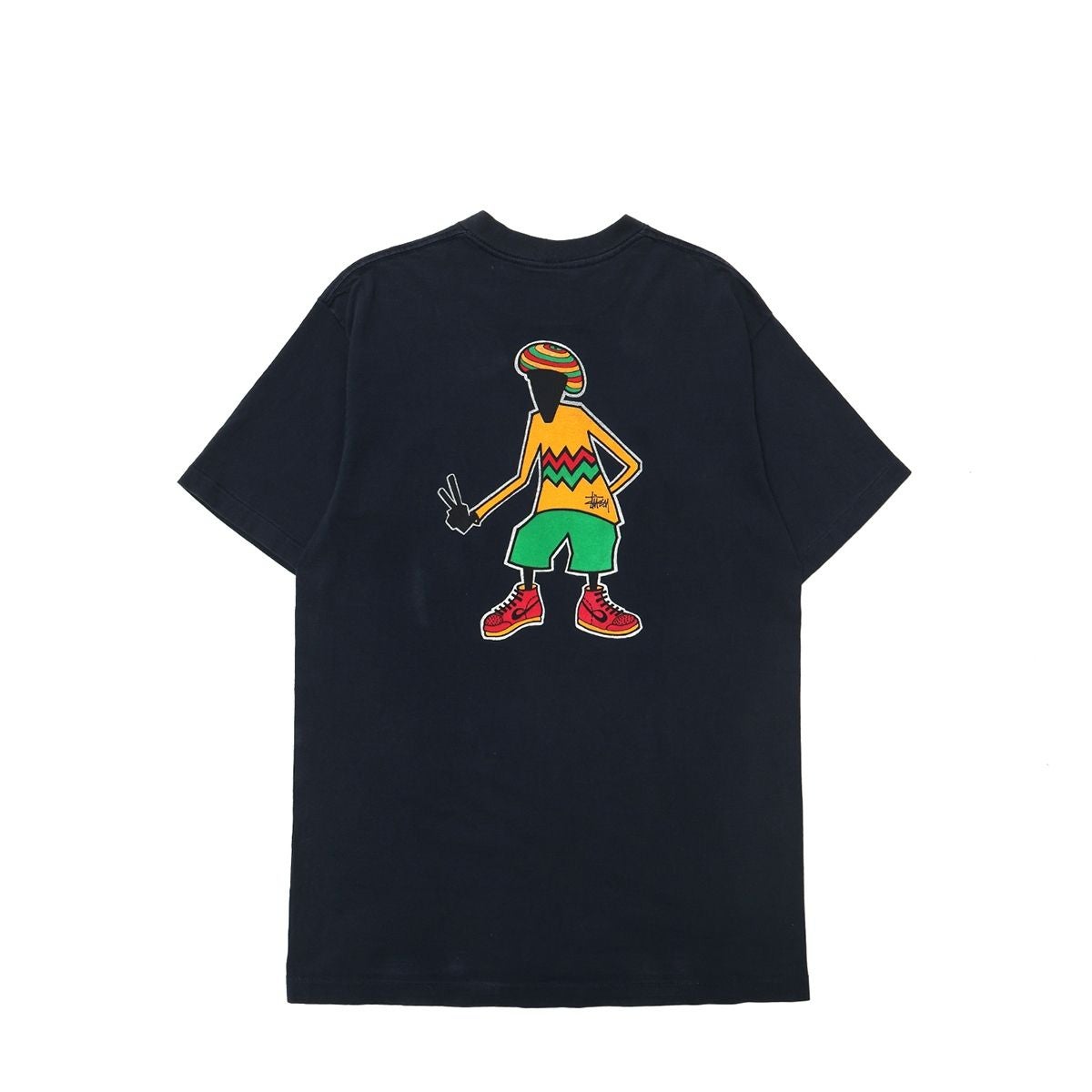 Stussy 90s Black-Tag Rasta-Man NIKE TEE NAVY / STS2429 | MFC STORE