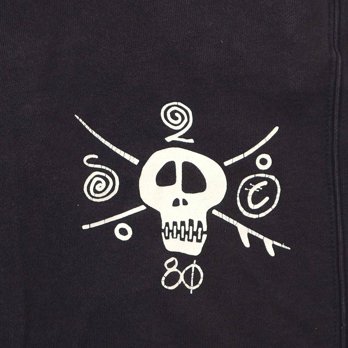 Stussy 00s Surf＆Skate Skull SWEAT SHORTS NAVY / STS2444 | MFC