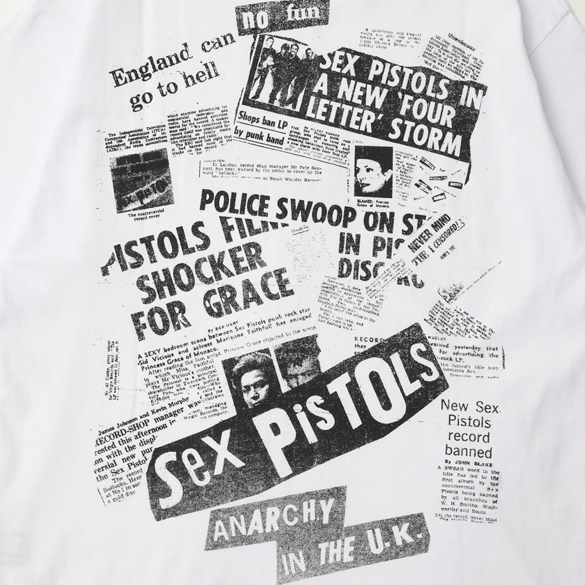 U/MUSIC SEX PISTOLS ANARCHY IN THE UK S/S TEE / UM-A26-0000-066