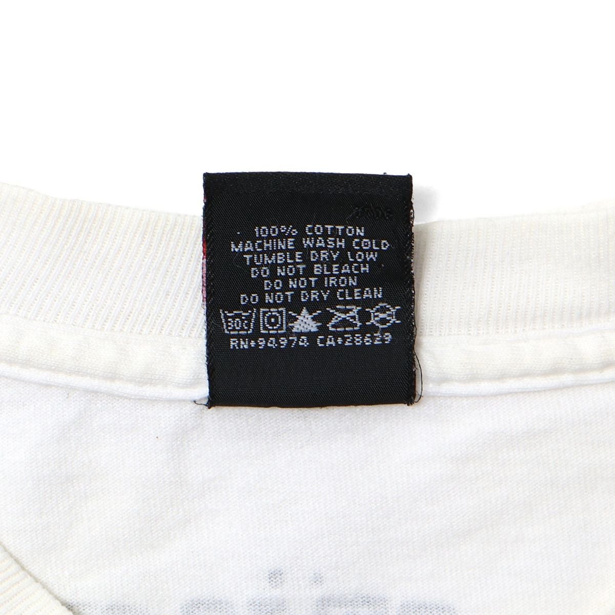 Stussy Black&Red-Tag The Stooges/Iggy Pop TEE WHITE / STS2508