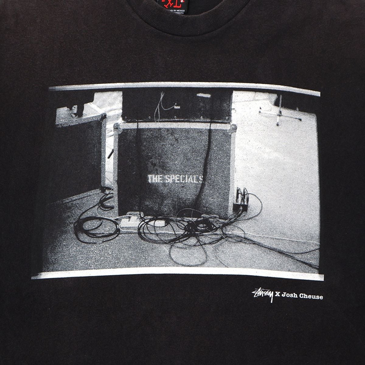 Stussy Black&Red-Tag Josh Cheuse/The Specials TEE BLACK / STS2511