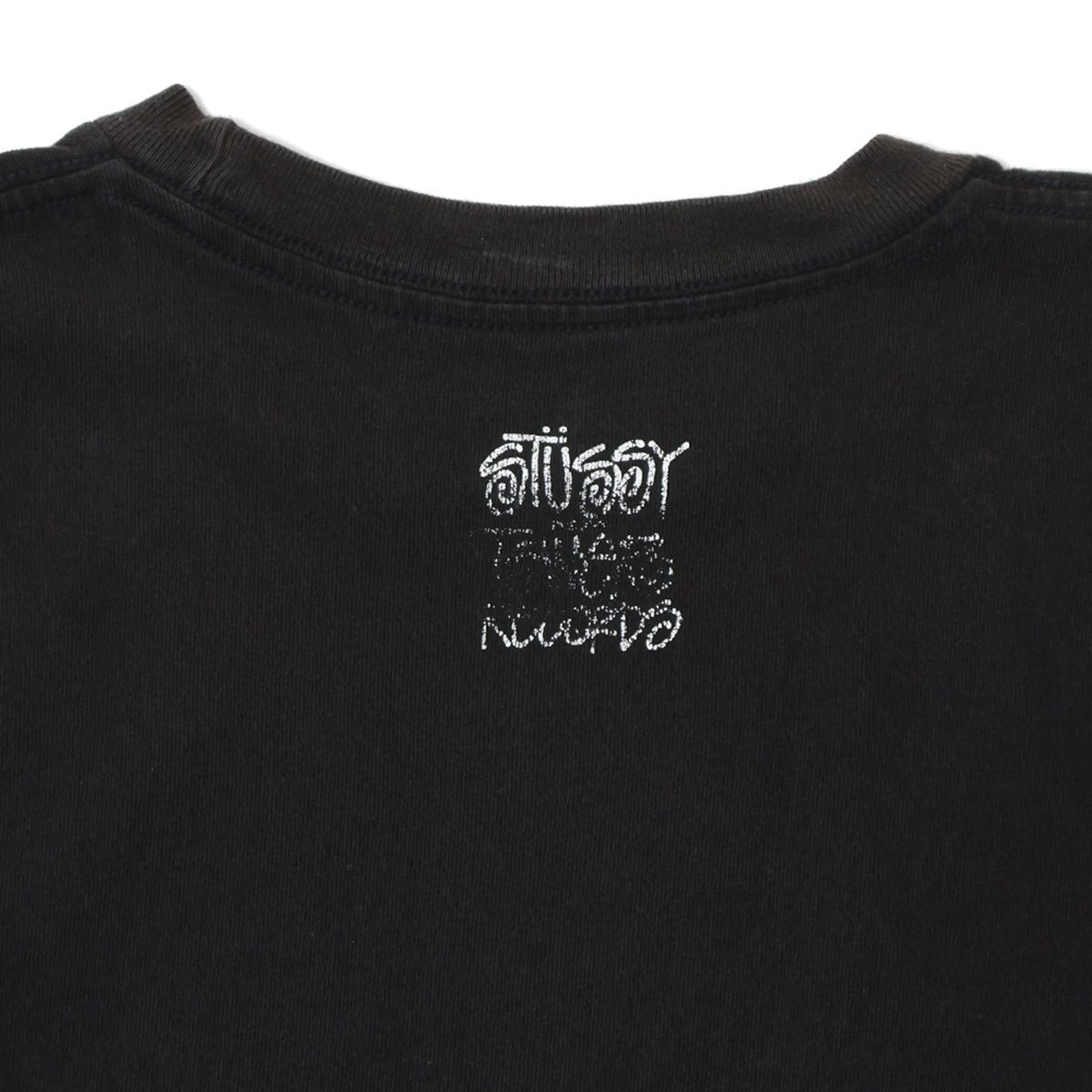 Stussy Printed-Tag Tower Records/No Music,No Life TEE BLACK