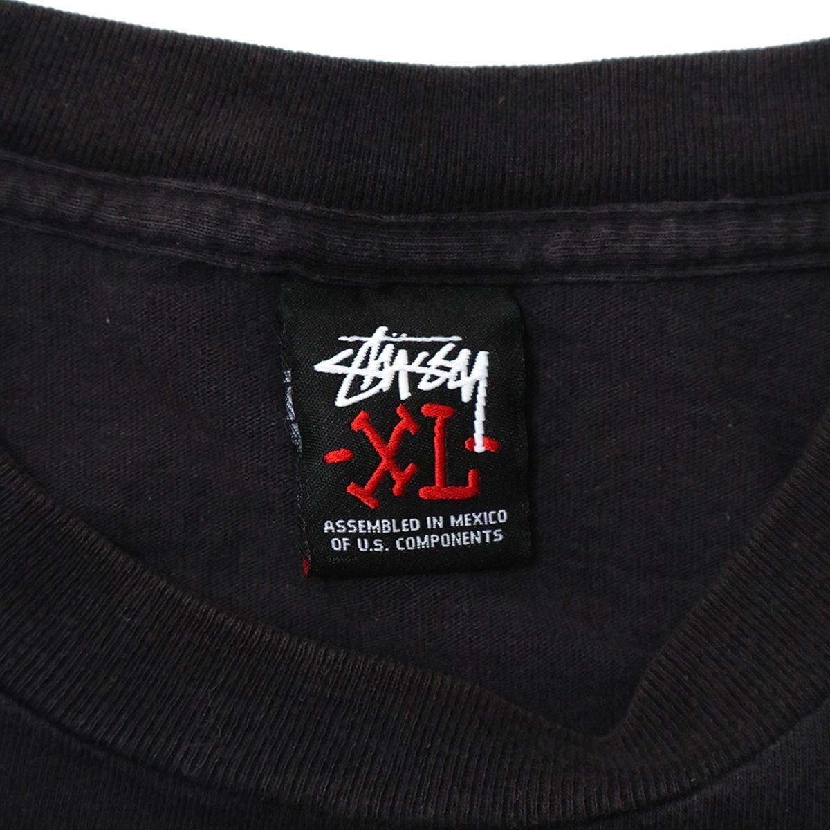 Stussy Black&Red-Tag Josh Cheuse/Joe Strummer TEE BLACK / STS2515