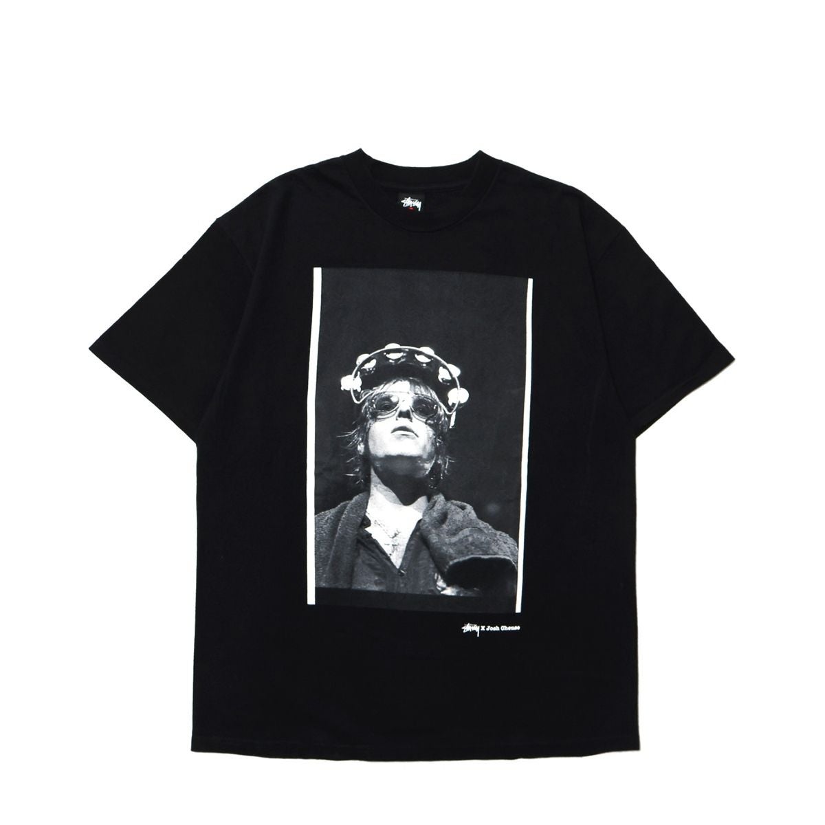 Stussy Black&Red-Tag Josh Cheuse/Liam Gallagher TEE BLACK
