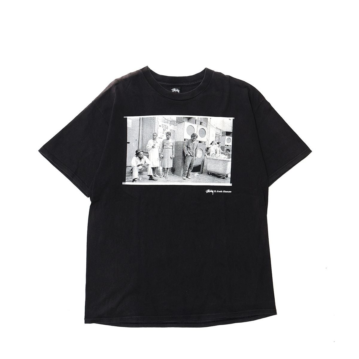 Stussy Black&Red-Tag Josh Cheuse/Notting Hill Carnival TEE BLACK