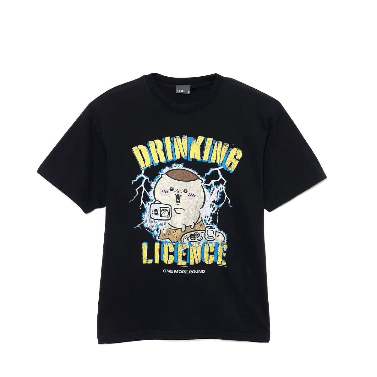 ちいかわ くりまんじゅうTシャツ DRINKING LICENCE Talking ちいかわ T-SHIRT DRINKING LICENCE | MFC STORE OFFICIAL