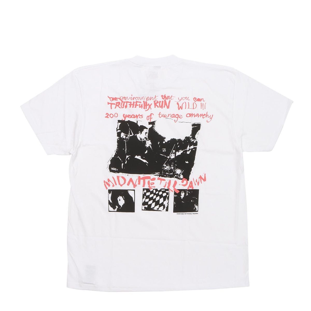 VANS SEX PISTOLS RUN WILD ON THE GREEN S/S TEE / VN00134SWHT