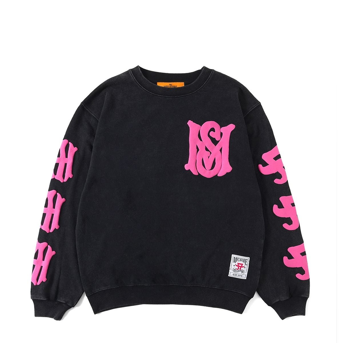福岡限定　浜崎あゆみ×MFC フーディー　グレー×ブラック　Lサイズ ayumi hamasaki × MFC STORE ORIGINAL FADE CREWNECK / mfcha26aw