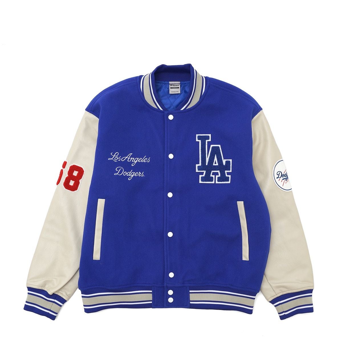 Fanatics MLB LOS ANGELES DODGERS STANDARD LOGO VARSITY JACKET